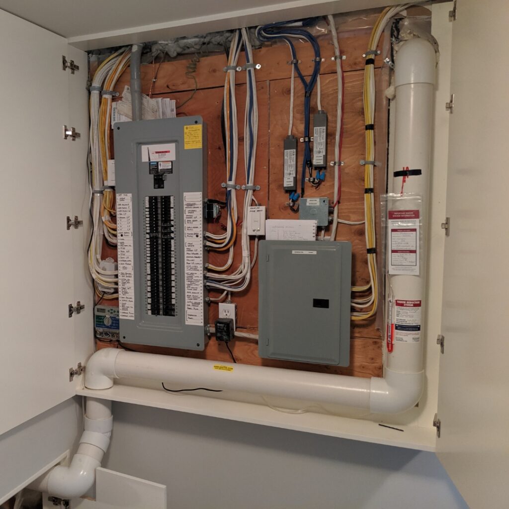 Radon Mitigation System (Photo Credit: Andrew Arshinoff, Radon Care)