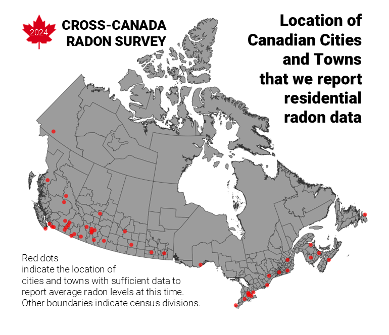 Graphic Credit: 2024 Cross Canada Radon Survey